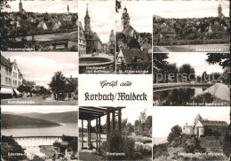 72196194 Korbach Gesamtansicht Bahnhofstr Stechbahn Rathaus St Kilianskirche Sta - Korbach