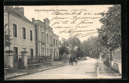 CPA Saint-Amand-De-Vendome, L`Hotel De Ville  - Vendome