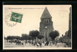 CPA Nouan-le-Fuzelier, Sortie De La Messe, 1906  - Otros & Sin Clasificación