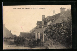 CPA Marcilly-En-Gault, Ecole Libre  - Otros & Sin Clasificación