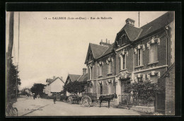 CPA Salbris, Rue De Belleville  - Salbris