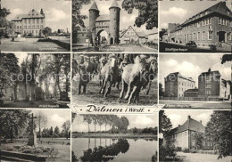 72196123 Duelmen Gymnasium Luedinghauser Tor Stadtsparkasse Kreuzkapelle Wildpfe - Duelmen