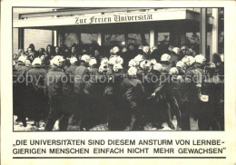 72196103 Berlin Massenandrang An Der Freien Universitaet Berlin Berlin - Sonstige & Ohne Zuordnung