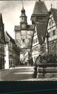 72196083 Rothenburg Tauber Roedergasse Mit Markusturm Rothenburg - Rothenburg O. D. Tauber