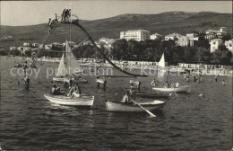 72195394 Crikvenica Kroatien Strand Und Segelpartien Croatia - Croatie