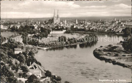 72194673 Regensburg Panorama Donaupartie Kirche Regensburg - Regensburg