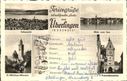 72193480 Ueberlingen Bodensee Teilansicht Seeblick St Nikolaus Muenster Franzisk - Überlingen