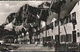 72193450 Mittenwald Bayern Untermarkt Mit Wetterstein Mittenwald - Mittenwald