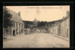 CPA Lavardin, La Place Et L`Eglise  - Sonstige & Ohne Zuordnung