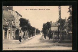 CPA Romorantin, Avenue De La Gare  - Romorantin