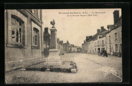 CPA St-Laurent-des-Eaux, Le Monument De La Grande Guerre 1914-1918  - Other & Unclassified