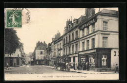 CPA Vendome, Place D`Armes Et Rue Du Change  - Vendome