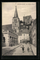 CPA Montrichard, Les Halles Et L`Eglise  - Montrichard