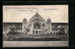AK Nürnberg, Bayer. Jubiläums-Landes-Ausstellung 1906, Haupt-Industrie-Gebäude  - Ausstellungen