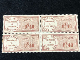 Vietnam South Wedge Before 1975( 0 $ 40The Wedge Has Not Been Used Yet) 1 Pcs 4 Stamps Quality Good - Collections
