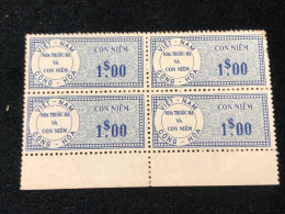 Vietnam South Wedge Before 1975( 1 $ The Wedge Has Not Been Used Yet) 1 Pcs 4 Stamps Quality Good - Colecciones