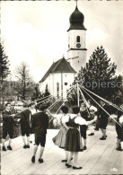 72189913 Petersthal Allgaeu Gebirgstrachtenverein Tanz Kirche Oy-Mittelberg - Sonstige & Ohne Zuordnung