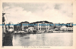 R110940 Bone. Le Port Et Palais Consulaire. B. Hopkins - Monde