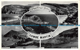 R111541 Greetings From Combe Martin. Multi View. 1967 - Monde