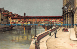 R110942 Il Ponte Vecchio. Firenze. Stengel. B. Hopkins - Welt