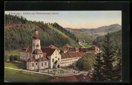 AK Fischingen, Kirche Und Waisenanstalt Idazell  - Fischingen