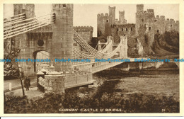 R111550 Conway Castle And Bridge. Excel - Monde