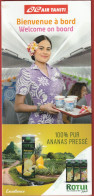 Air Tahiti / Consignes " Snack Bar " ATR - Janvier 2024 - Sicherheitsinfos