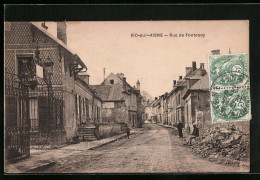CPA Vic-sur-Aisne, Rue De Fontenoy  - Vic Sur Aisne