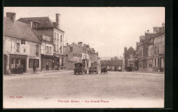 CPA Vic-sur-Aisne, La Grand`Place  - Vic Sur Aisne