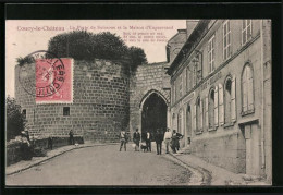 CPA Coucy-le-Chateau, La Poret De Soissons Et La Maison D`Enguerrand  - Soissons