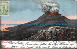 R110960 Napoli. Il Vesuvio Cratere In Eruzione. B. Hopkins - Mundo