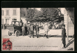 CPA Soissons, Manoeuvres De 1906, Départ Des Officiers Etrangers  - Soissons