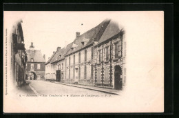 CPA Ribemont, Rue Condorcet, Maison De Condorcet  - Other & Unclassified