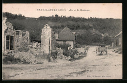 CPA Neuvillette, Rue De La Montagne  - Andere & Zonder Classificatie