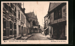 CPA Notre-Dame-de-Liesse, Basilique Et Rue De Laon  - Laon