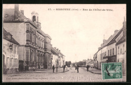 CPA Sissonne, Rue De L`Hotel De Ville  - Sissonne