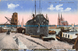 R111623 Koln A Rh. Rheinufer Mit Seeschiffe - Monde