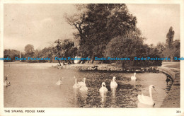 R112693 The Swans Poole Park. Dearden And Wade. Sunny South. No 252. 1956 - Mundo