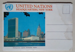 États-Unis - Brochure Avec Des Images Du Siège De L'ONU. - Estados Unidos