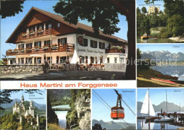 72186574 Brunnen Schwangau Haus Martini Forggensee Tegelbergbahn Saeuling Fuesse - Autres & Non Classés