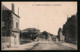 CPA Origny-en-Thiérache, La Grand`Rue  - Andere & Zonder Classificatie