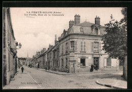 CPA La Ferté-Milon, La Poste, Rue De La Chaussée  - Sonstige & Ohne Zuordnung