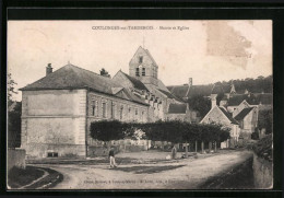 CPA Coulonges-en-Tardenois, Mairie Et Eglise  - Sonstige & Ohne Zuordnung
