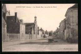CPA Pontavert, La Grande Rue, Vue Prise Du Nord  - Other & Unclassified