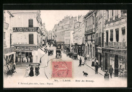 CPA Laon, Rue Du Bourg  - Laon