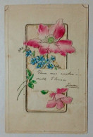 Argentine - Carte Postale En Relief Avec Dessin De Fleurs (1904) - Flowers
