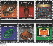 1996 New Zealand Maori Craft 6v. MNH SG N. 1952/57 - Andere & Zonder Classificatie