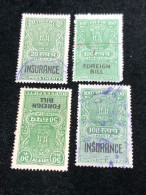 India Wedge Before (india Wedge) 4 Pcs 4 Stamps Quality Good - Sammlungen