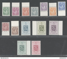 1949-50 St. Lucia - Stanley Gibbons N. 146-59 - Valore In Cents O Dollari - 14 Valori - MNH** - Andere & Zonder Classificatie