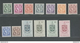 1953-63 ST. Lucia - Elizabeth II - Serie Di 13 Valori - Stanley Gibbons N 172/184 - MNH** - Altri & Non Classificati